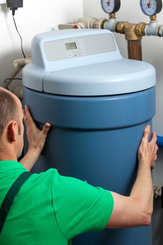 Water Softener System Setup at a Property
